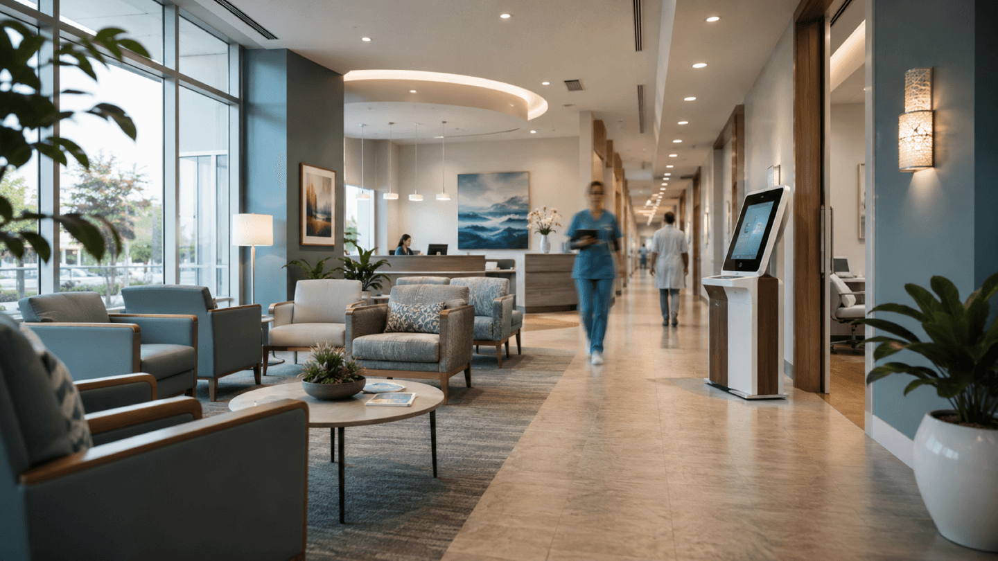 Medical clinic reception — AI answers every call 24/7