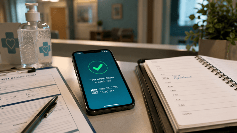 Appointment booked directly into athenahealth, eClinicalWorks, or NextGen